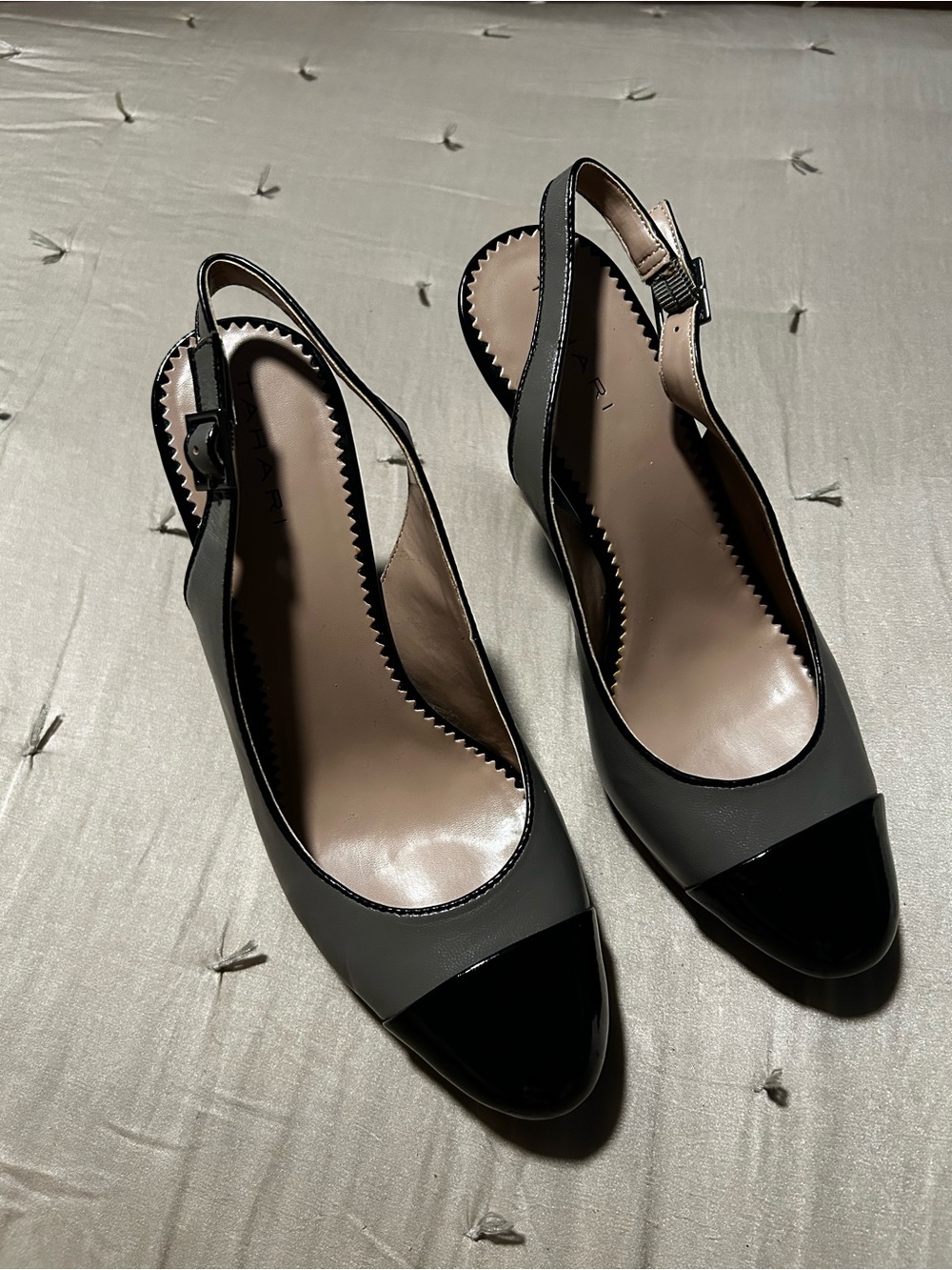 Vintage Two-toned Slingback Pump